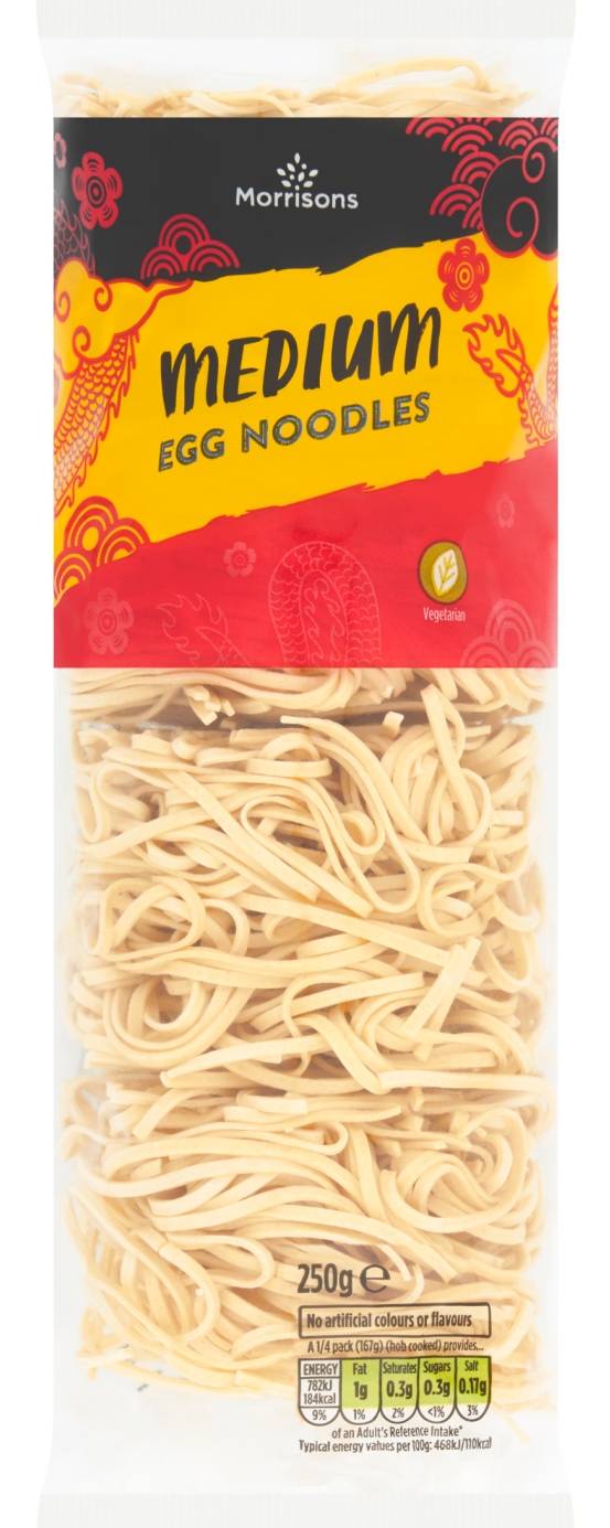 Morrisons Medium Egg Noodles 250G