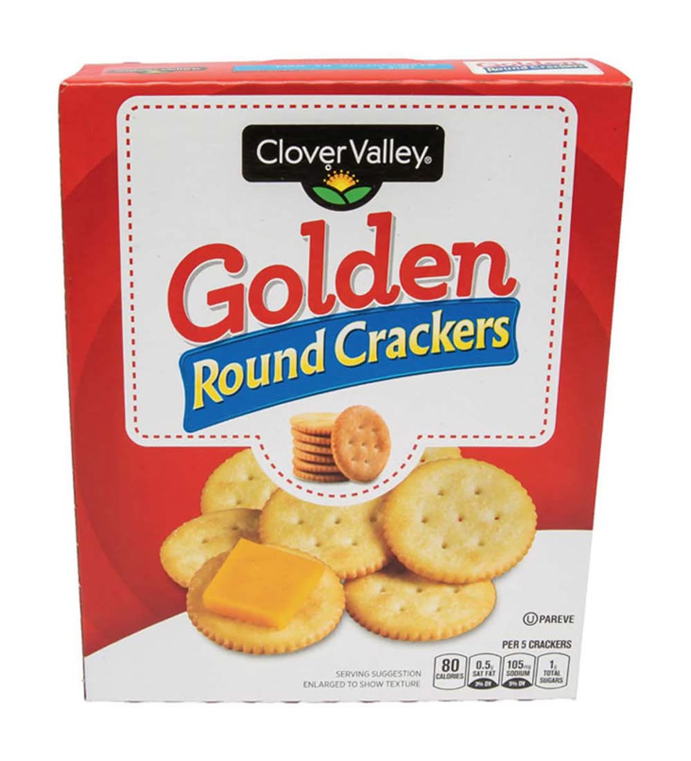 Clover Valley Golden Round Crackers 10.3 Oz