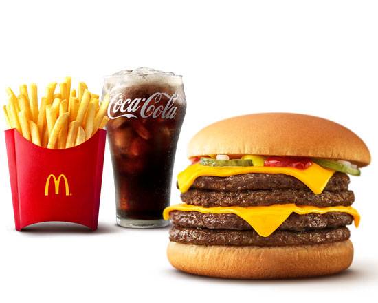 倍ダブルチーズバーガーセット Bai Double Cheeseburger Set