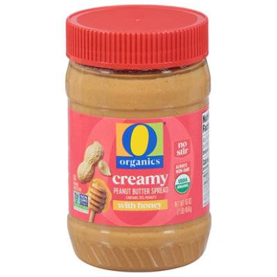 O Organics Creamy Peanut Butter Spread (honey)