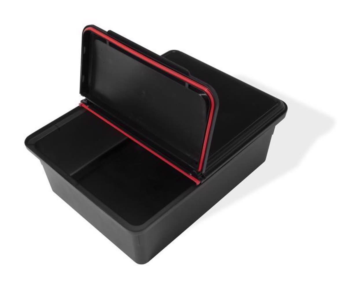 Weber Works Outdoor Storage Bin Black Accessory Organizer