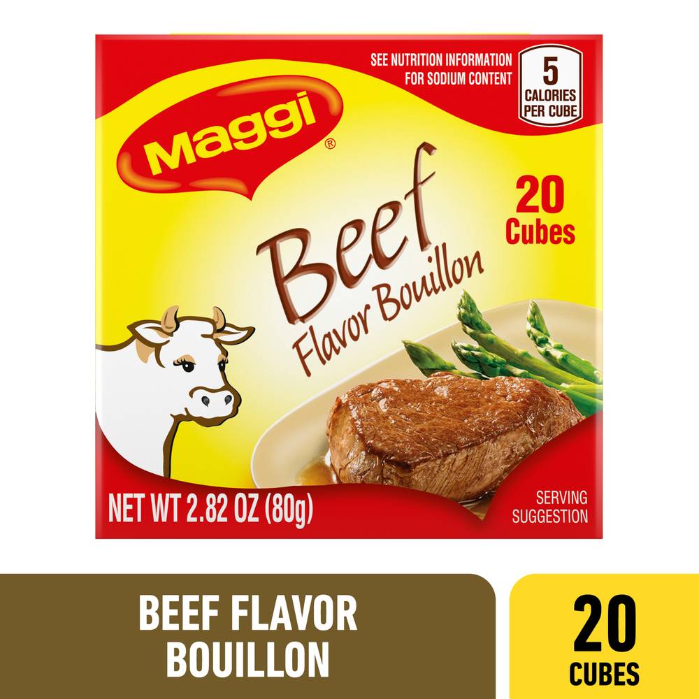 Maggi Beef Flavor Bouillon Cubes (20 ct )