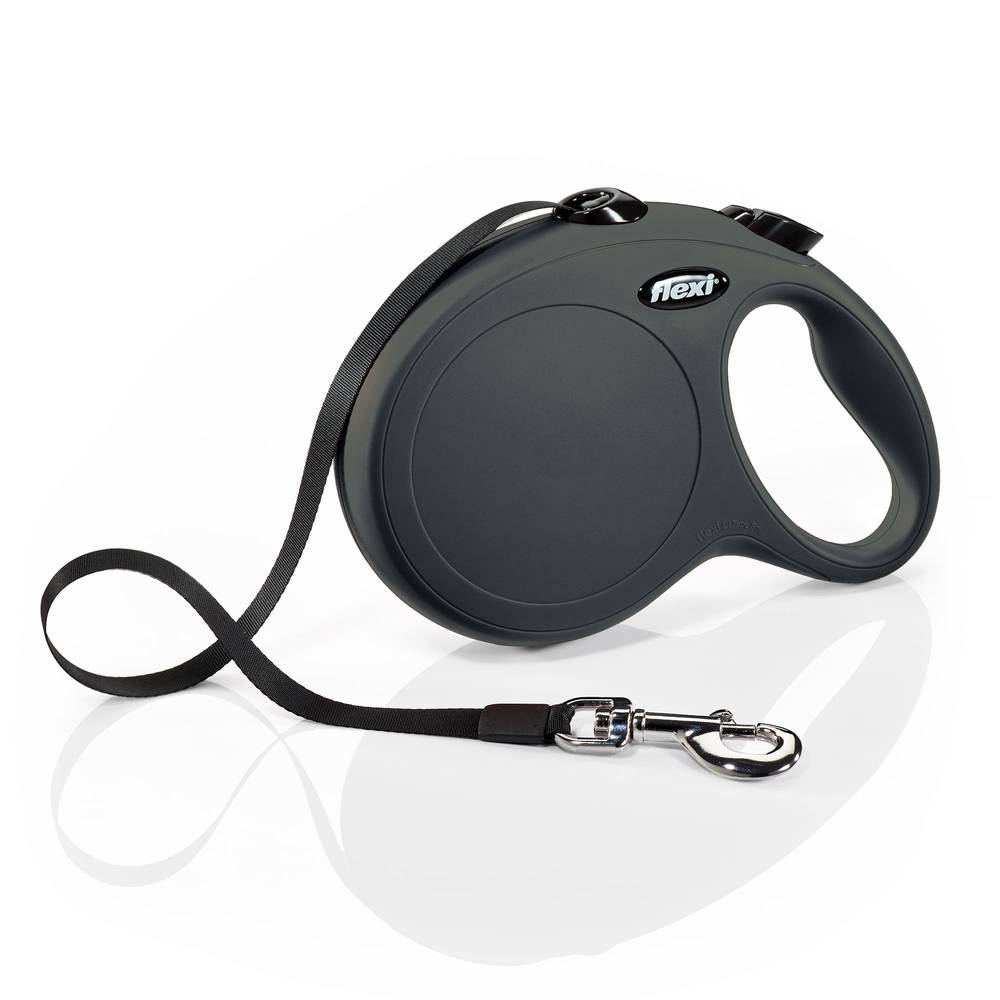 Flexi New Classic Retractable Tape Dog Leash (large/black)