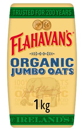 Flahavan's Organic Jumbo Oats (1kg)