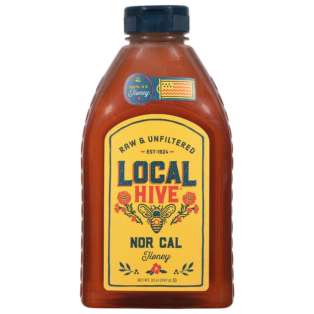 Local Hive Nor Cal Raw & Unfiltered Honey (2 lbs)