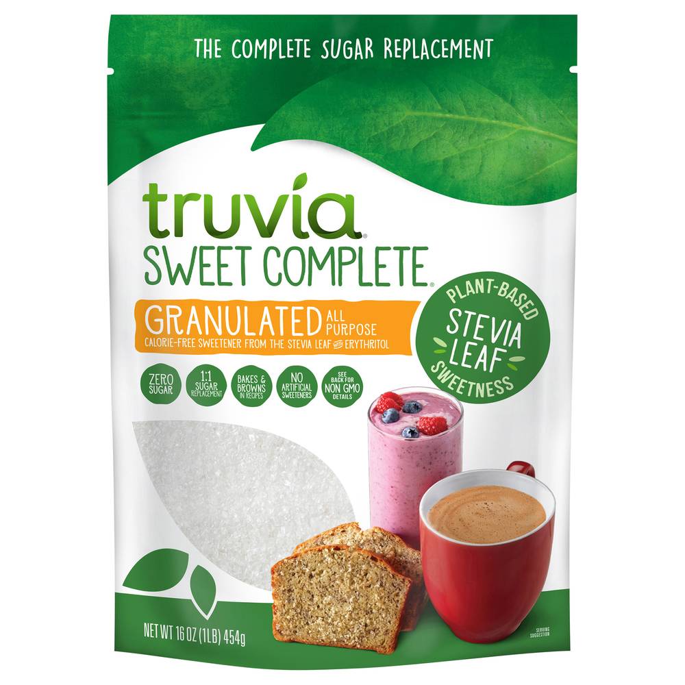 Truvia Sweet Complete Granulated All Purpose Calorie-Free Sweetener (1 lbs)