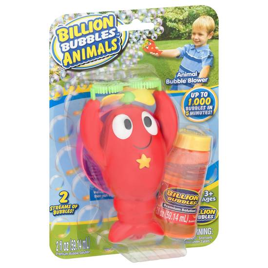 Billion Bubbles Animals Bubble Blower (2 fl oz)