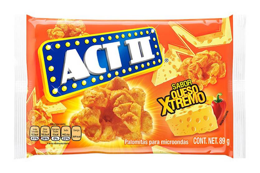 Act II · Palomitas micro ondas 1 pza (89 g)