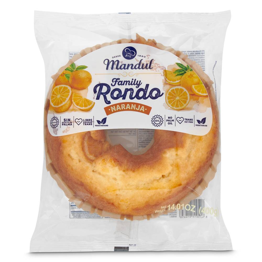 Rondo Clásico De Naranja Mandul Bolsa 400 G