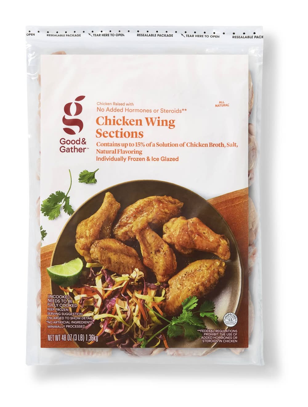 Good & Gather Frozen Chicken Wings (3 lbs, 6 ct)