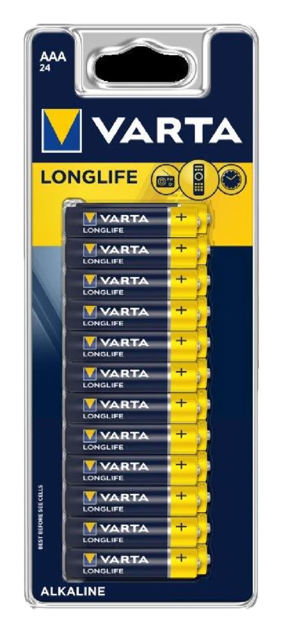 VARTA AAA Alkaline Batteries - 24 Pack