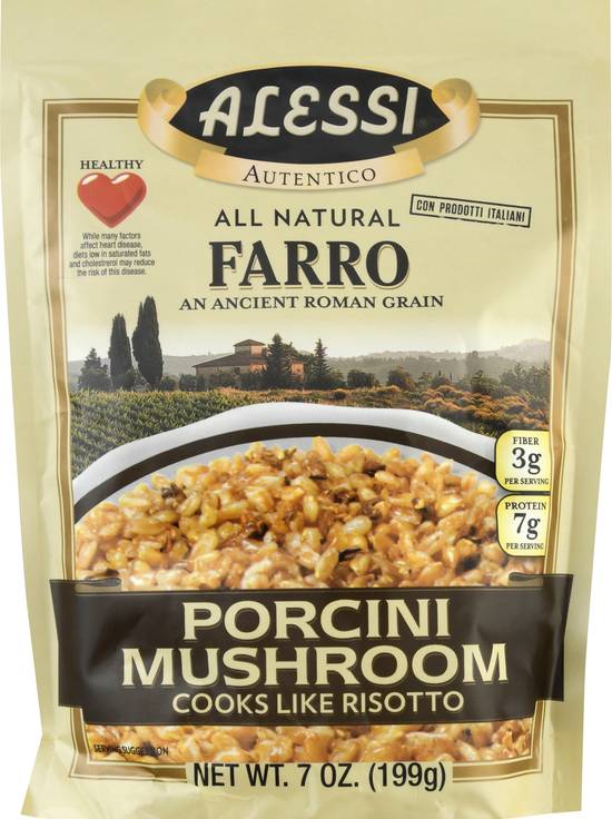 Alessi All Natural Porcini Mushroom Farro Delivery Near You Uber Eats