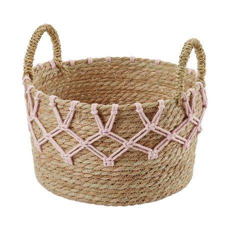 Hometrends Décor Basket (Color: Pink)