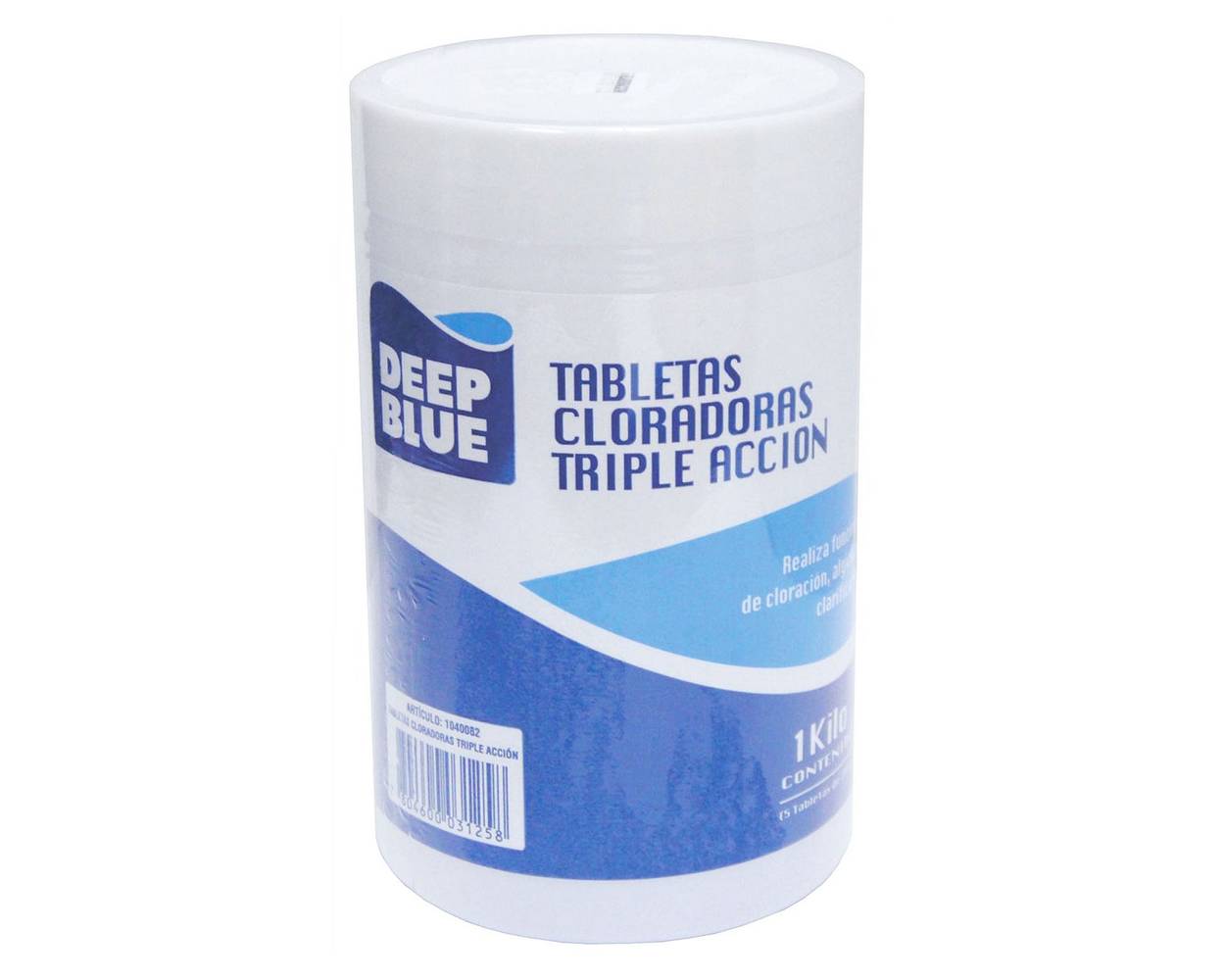 Deep blue tabletas cloradoras triple acción (1 kg)