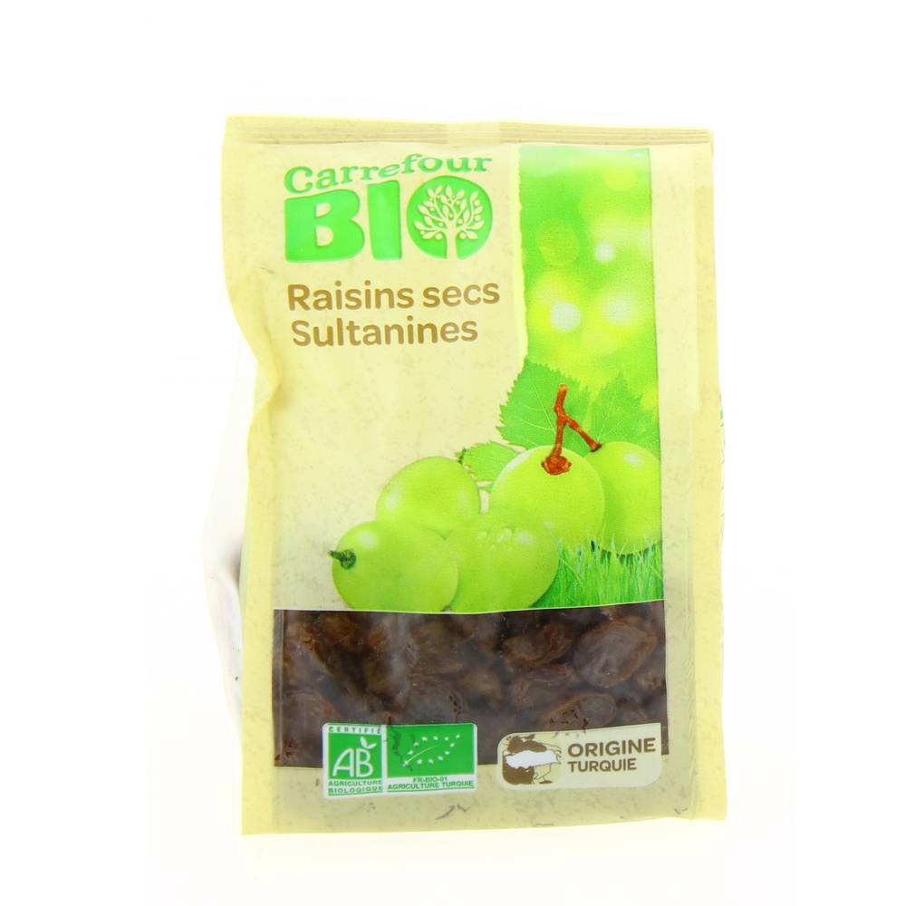 Carrefour Bio - Raisins secs sultanines