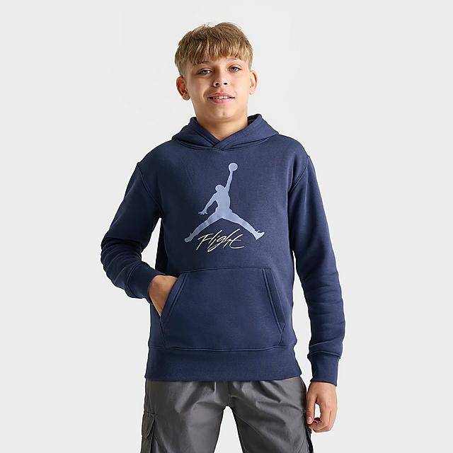 Kids' Jordan Baseline Pullover Hoodie (Small)