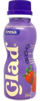 Yogurt Líquido Glad Fresa 200 g