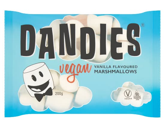 Dandies Vegan Vanilla Flavoured Marshmallows (200g)