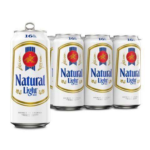 Natural Light 6 Pack 16oz Can