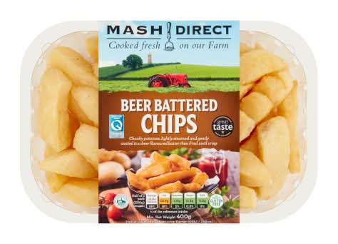 Mash Direct Beer Battered Chips (400g)