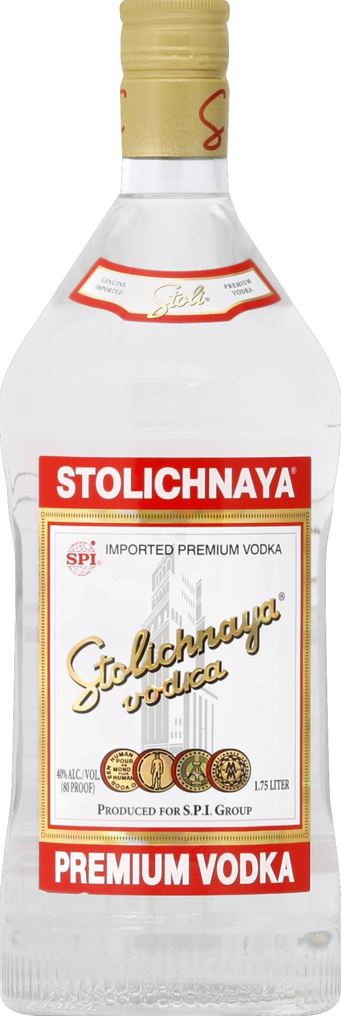 Stolichnaya Imported Premium Vodka (1.75 L)