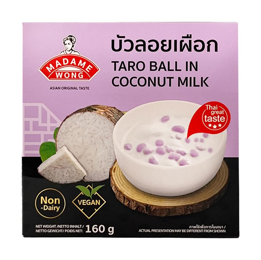 MADAME WONG Taro Ball in Coconut Milk 160g