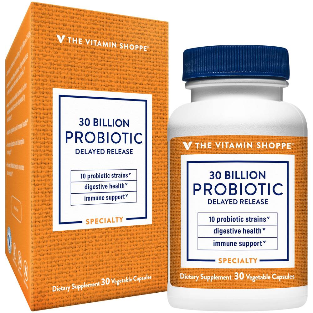 Probiotic Delayed Release 30 Billion - (30 Vegetarian Capsules)