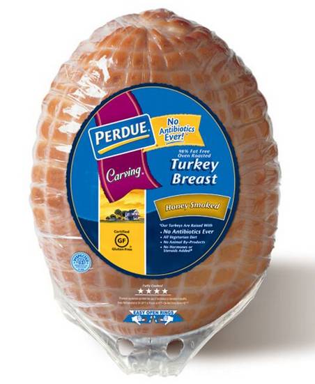 Perdue - 4 Star Honey Smoked Turkey Breast, Skinless (1 Unit per Case)