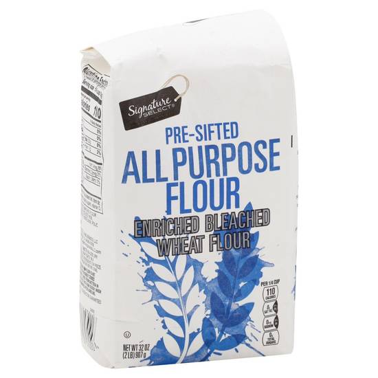 Signature Select · Pre-Sifted Enriched Bleached All Purpose Flour (32 oz)