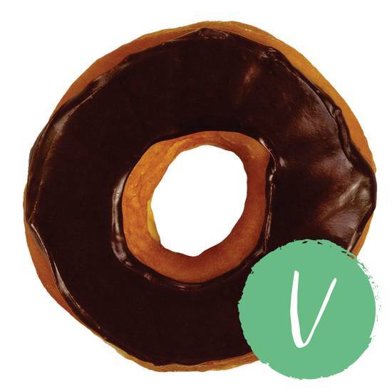Vegan Chocolate Frosted Donut