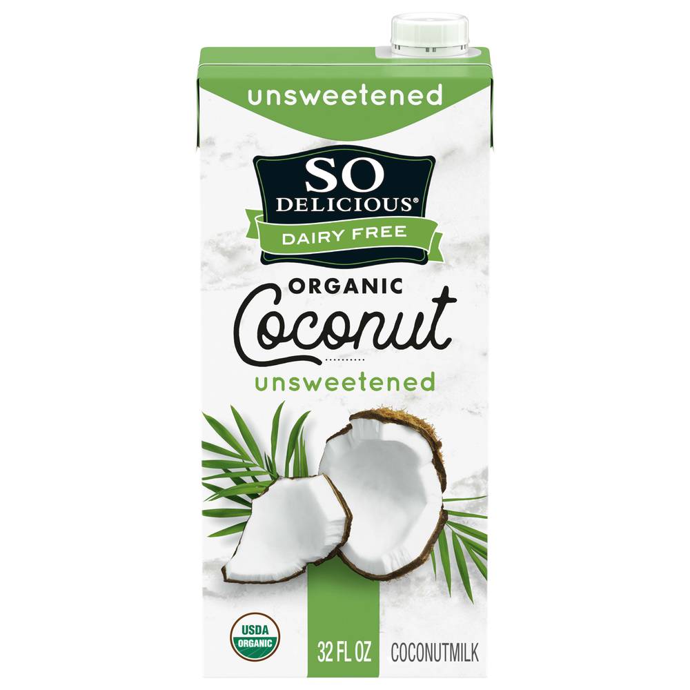 So Delicious Unsweetened Organic Coconut Milk (32 fl oz)