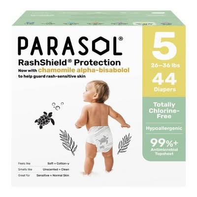 ParaSol Clear+Dry Natural Disposable Diapers, 5 (44 ct)
