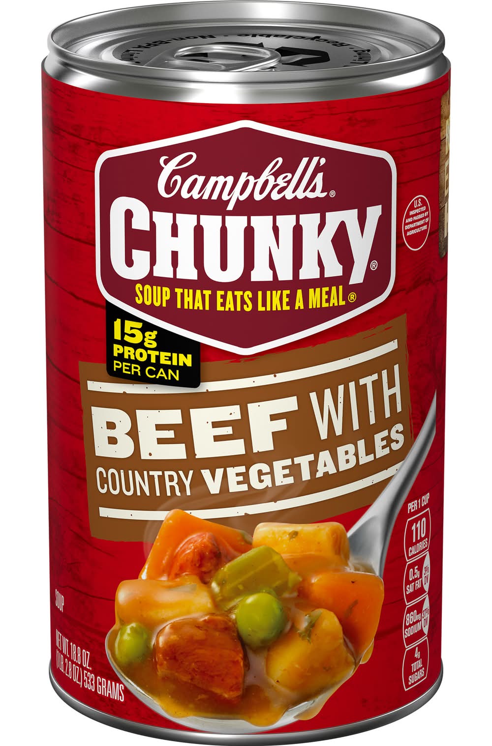 Campbell's Beef-Country Vegetables Chunky Soup (18.8 oz)