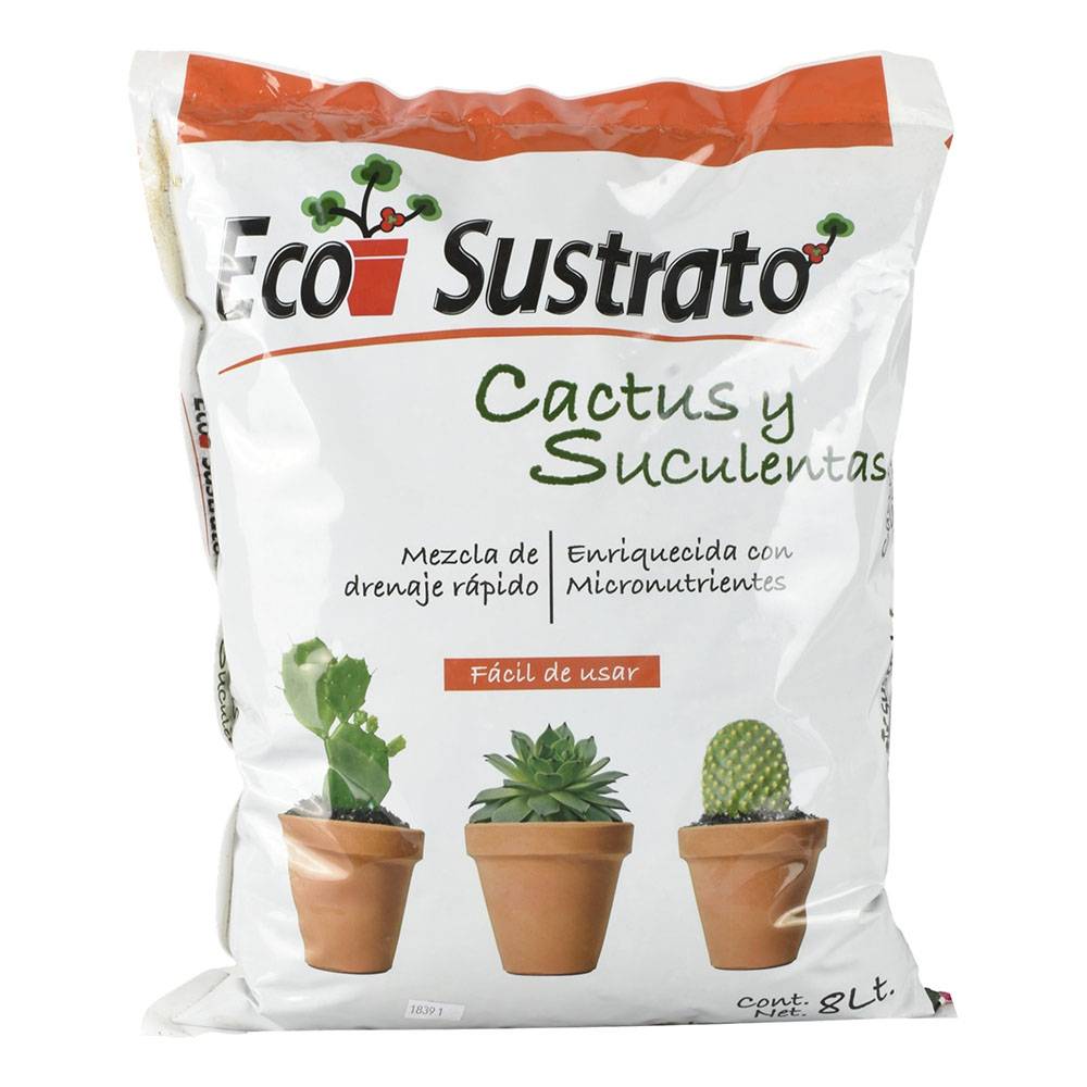 Pisumma sustrato orgánico para cactus y suculentas (bolsa 8 l)