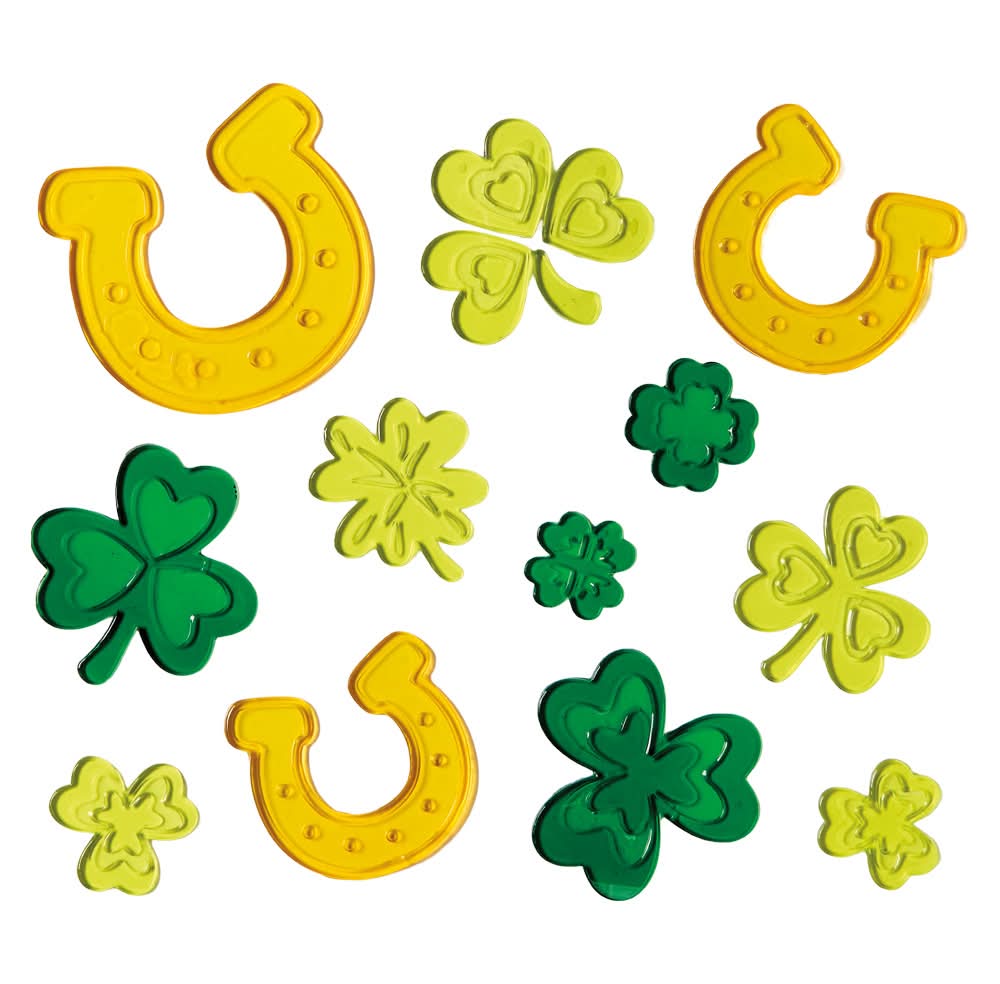 KIRKTON HOUSE St Patrick's Gel Clings, Clovers