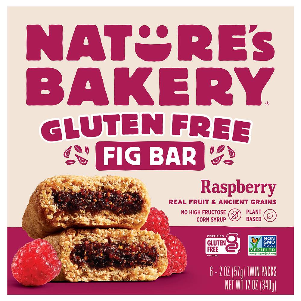 Natures Bakery Raspberry Gluten Free Fig Bars (12 oz)