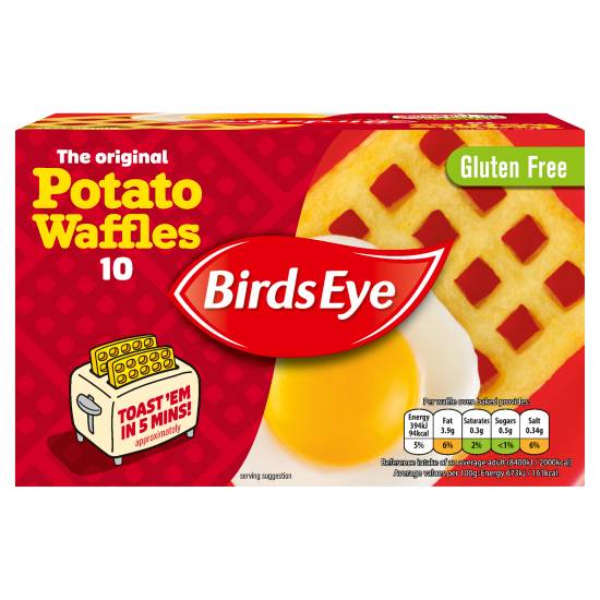 Birds Eye Frozen the Original Potato Waffles (10 ct)