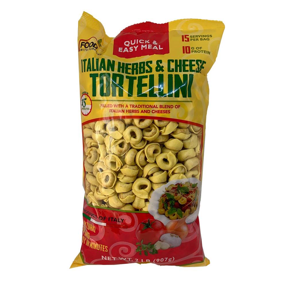 Food With Purpose Italian Herbs & Cheese Tortellini