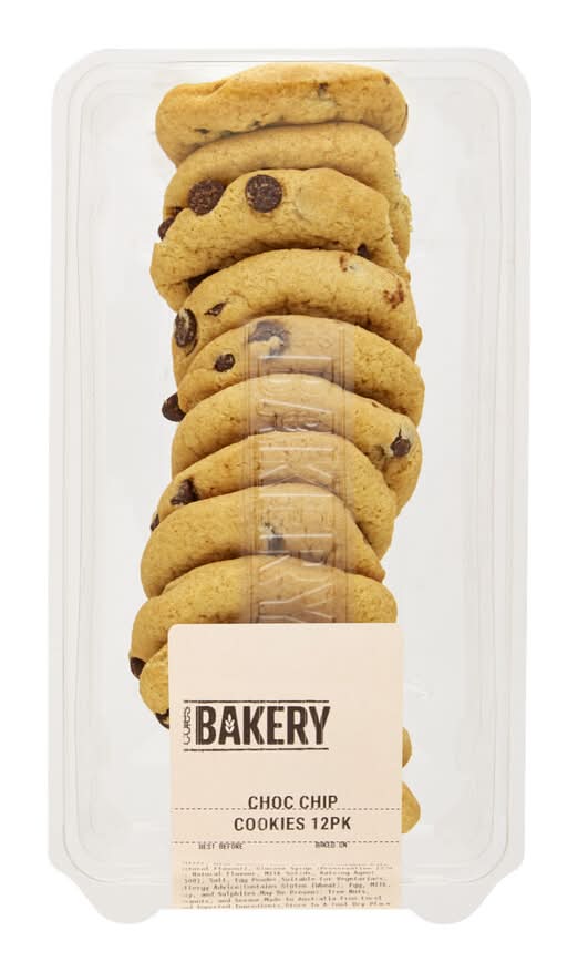 Coles Choco Chip Cookies (12 pack)