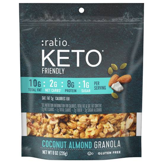 Ratio Keto Friendly Almond Granola (coconut)