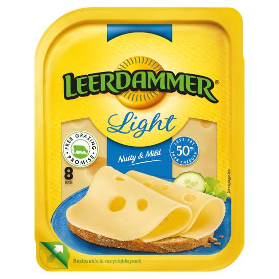Leerdammer Light Cheese Slices (pack 8)