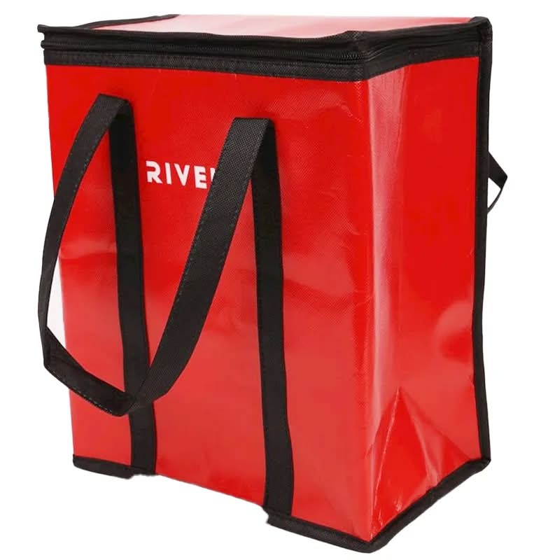 Das Red Black Insulated Cooler Bag