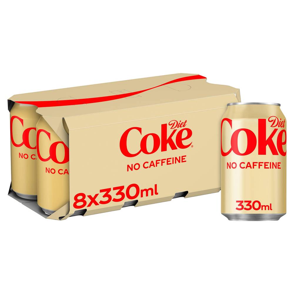 Diet Coke Caffeine Free 8x330ml