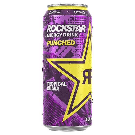 Rockstar Punched Energy & Guava Drink 500ml
