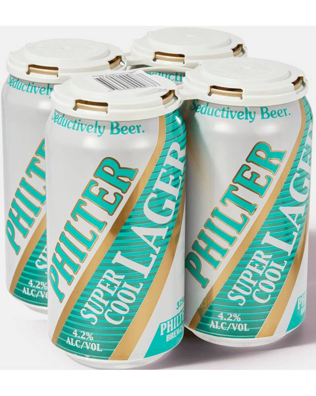 Philter Super Cool Lager Can 4X375Ml