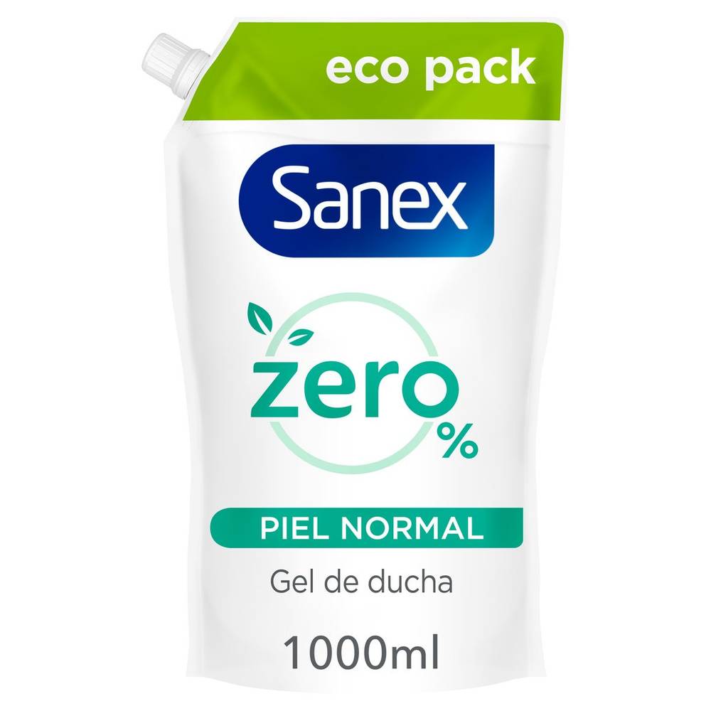 Gel Sanex zero% normal recambio 950ml