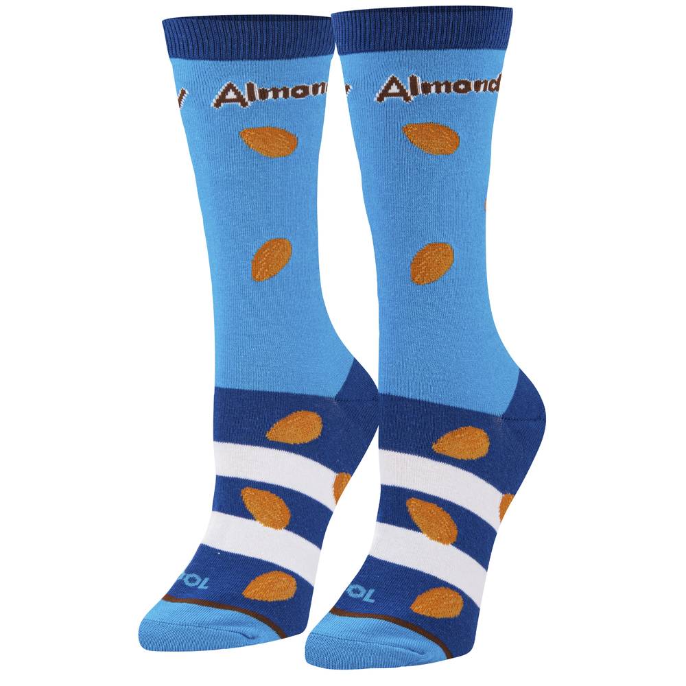 Cool Socks Almond Joy Womens Folded Crew Socks (1 pr)