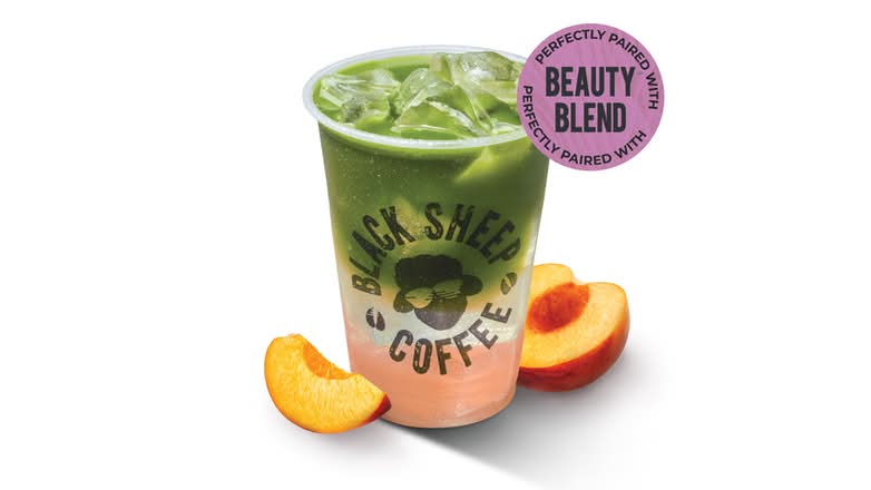 Peach Matcha Lemonade