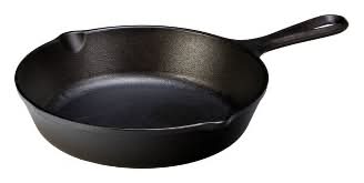 Lodge Cast Iron Skillet, 8 in, Black