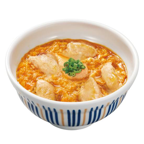 鶏ささみの親子丼 Simmered Chicken Tender & Egg Rice Bowl